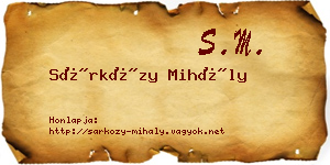 Sárközy Mihály névjegykártya